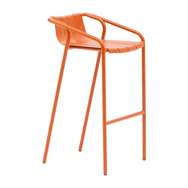 Оранжеви метални градински бар столове в комплект от 2 бр. Fleole – Ezeis