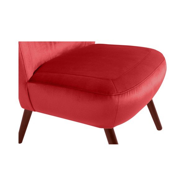 Червено кресло Velvet Sari - Max Winzer-image-4