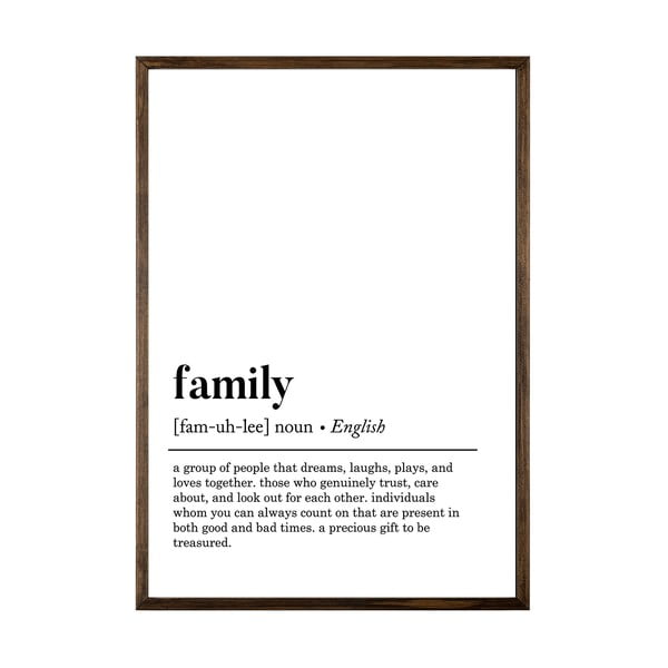 Картина 50x70 cm Family – Wallity