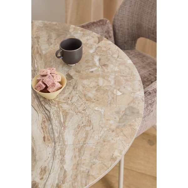 Кръгла трапезна маса с керамичен плот ø 90 cm Malta – Actona-image-2