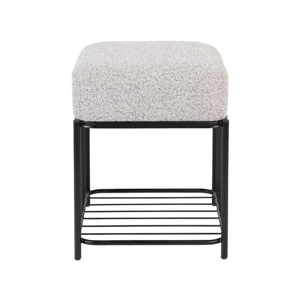 Светлосива табуретка Milou – White Label