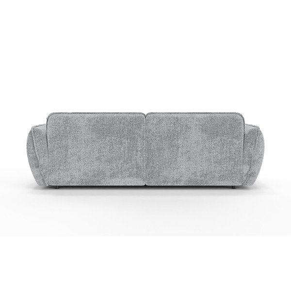 Светлосив шенилов ъглов диван (десен ъгъл) Nelia – Ropez-image-4