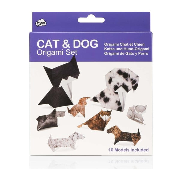 Set origami skládanek npw™ Origami Cat and Dog