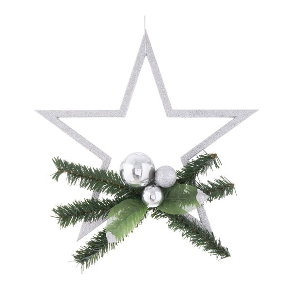 Vánoční dekorace ve stříbrné barvě Unimasa Pine