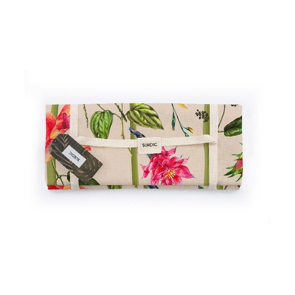 Покривало за пикник Manta Покривало за пикник Растение с мотив на цветя, 140 x 170 cm - Surdic