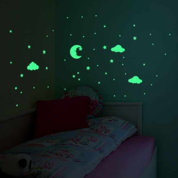 Стикери за стена Луна и облаци - Ambiance-image-3