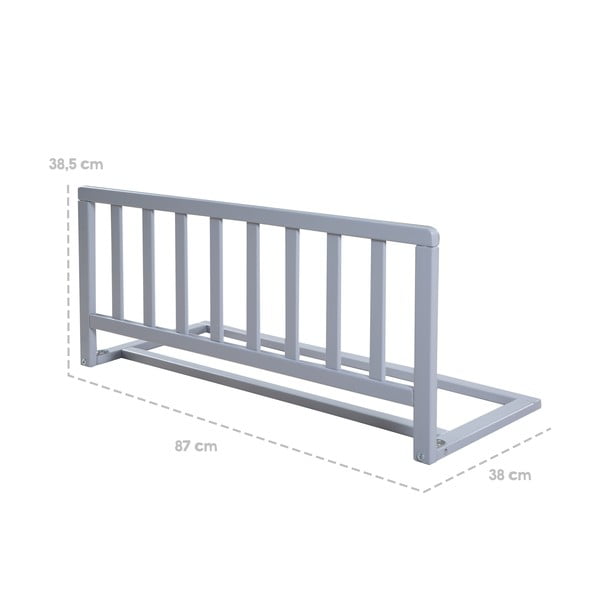 Сива преграда за легло – Roba-image-2