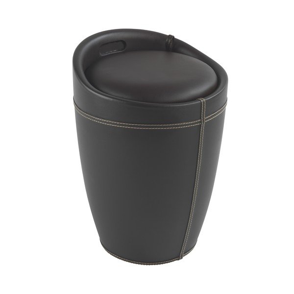 Кафяв кош за пране и табуретка в едно Look, 20 л Candy - Wenko-image-1