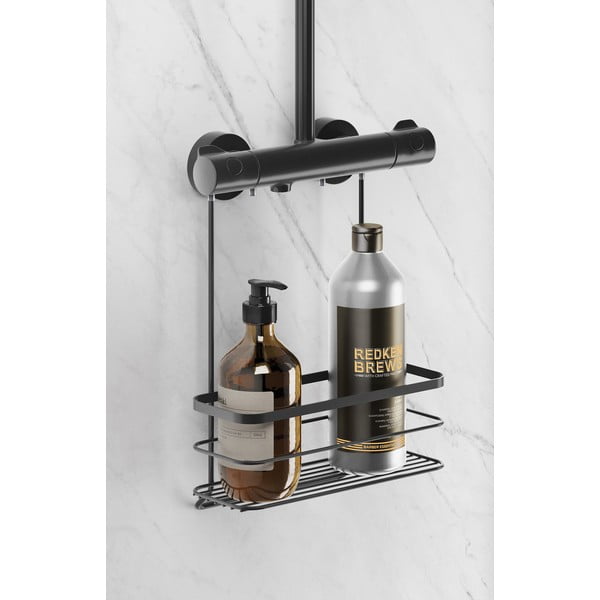 Черен висящ рафт за баня Origin - Metaltex-image-1