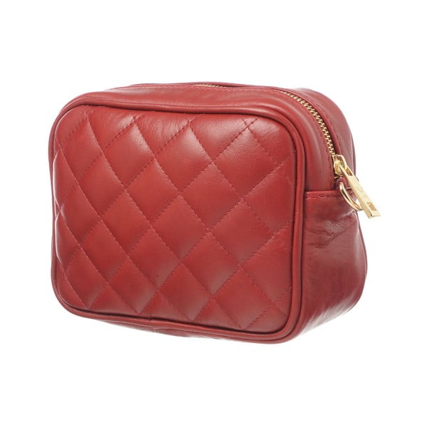 Kožené psaníčko Coco Red-image-1