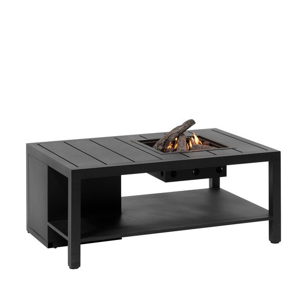 Черна градинска маса с камина , 120 x 80 cm Cosiflow - COSI-image-2