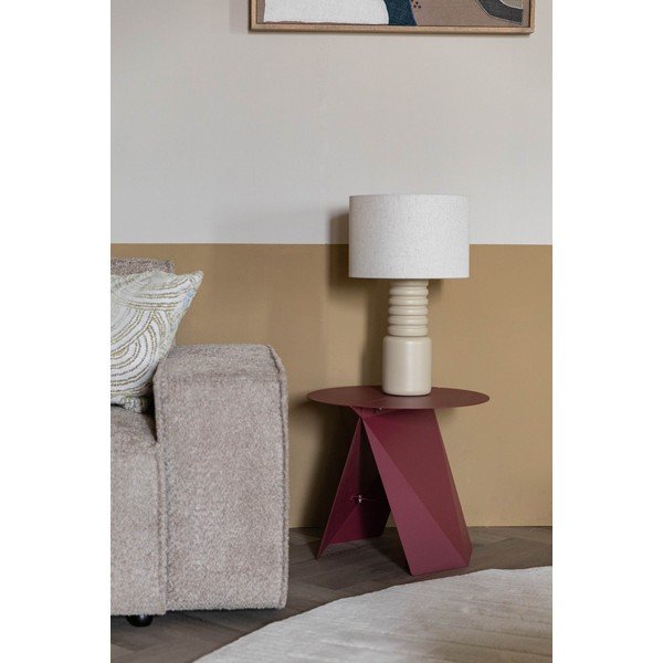 Метална кръгла странична масичка 45x46 cm Foldy – Zuiver-image-4