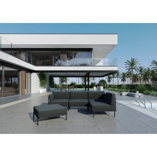 Тъмносив градински модулен диван 234 cm Salve - Sit Sit-image-4