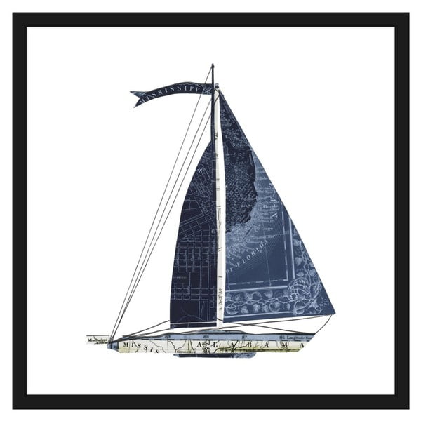 Obraz na plátně Marmont Hill Boaty, 41 x 41 cm