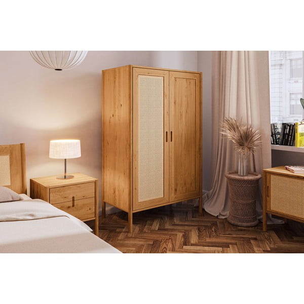 Дъбов гардероб 108x175 cm Pola - The Beds-image-2