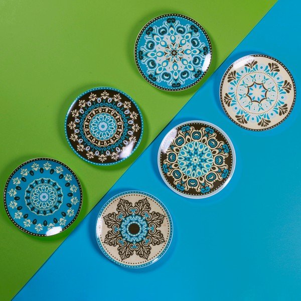 Порцеланови десертни чинии в комплект от 6 броя ø 19 см Cala Jondal - VDE Tivoli 1996-image-1