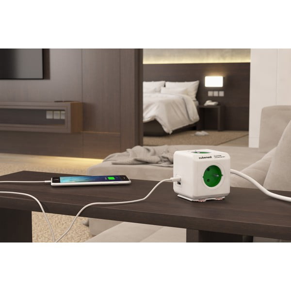 Извод за контакт 13 cm PowerCube Extended USB – Cubenest-image-1