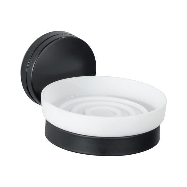 Черно-бял стенен дозатор за сапун Static-Loc® Plus Pavia - Wenko
