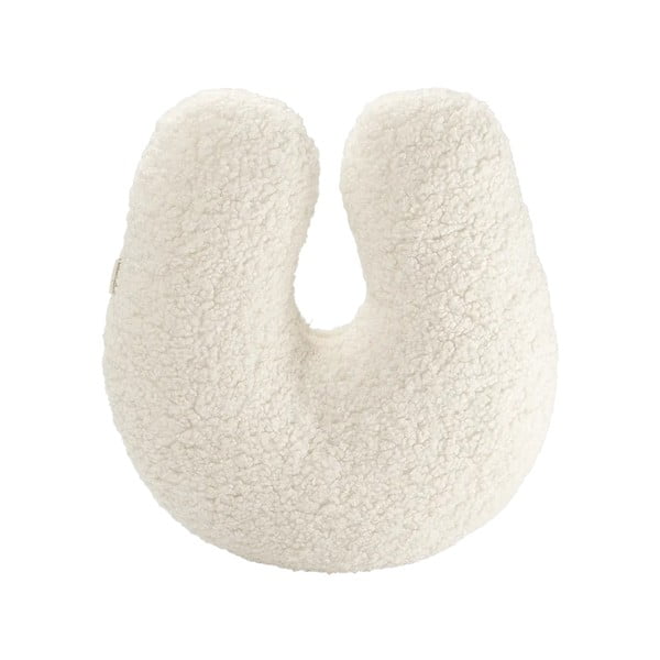 Кремава детска възглавница за диван от букле U – Wigiwama