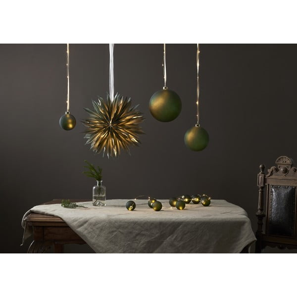 Зелена коледна светлинна украса ø 40 cm Dis - Star Trading-image-3