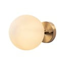 Бяла/в бронзов цвят стенна лампа ø 15 cm Atmaca – Opviq lights