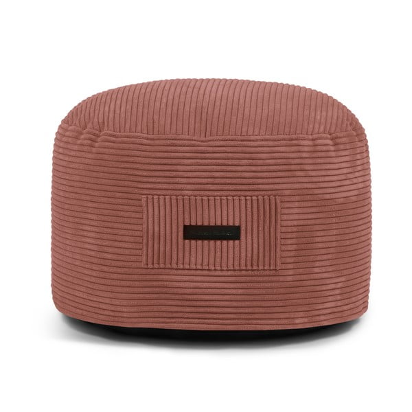 Табуретка от рипсено кадифе в тухлен цвят Om 60 – SLOWDOWN