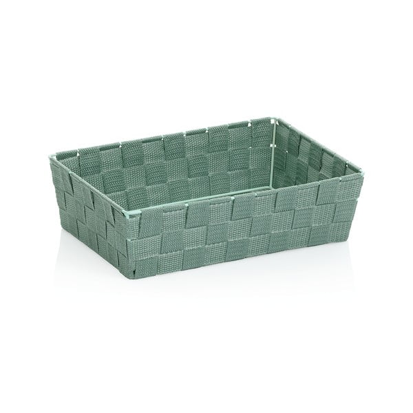 Зелена кошница за съхранение , 29,5 x 20,5 cm Alvaro - Kela