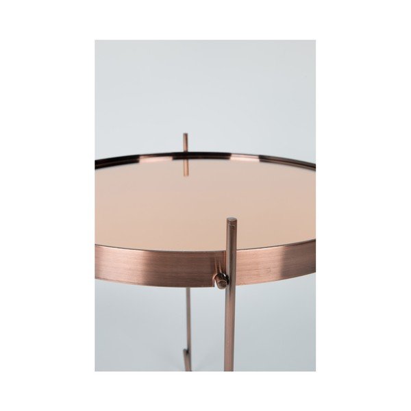 Масичка за кафе от мед , ⌀ 43 cm Cupid - Zuiver-image-4