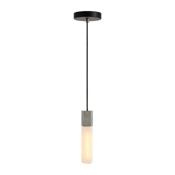 Сиво димируемо висящо осветително тяло ø 6 cm Basalt - tala