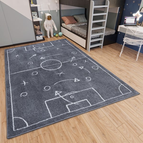 Тъмносив детски килим 160x235 cm Gameplan - Hanse Home-image-1