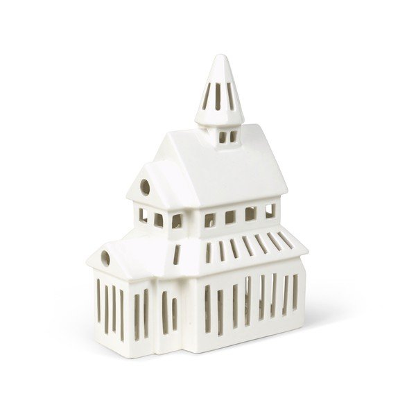 Керамичен свещник Urbania Stavkirke - Kähler Design-image-1