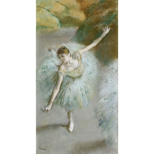 Репродукция на картина 30x55 cm Dancer in Green - Fedkolor