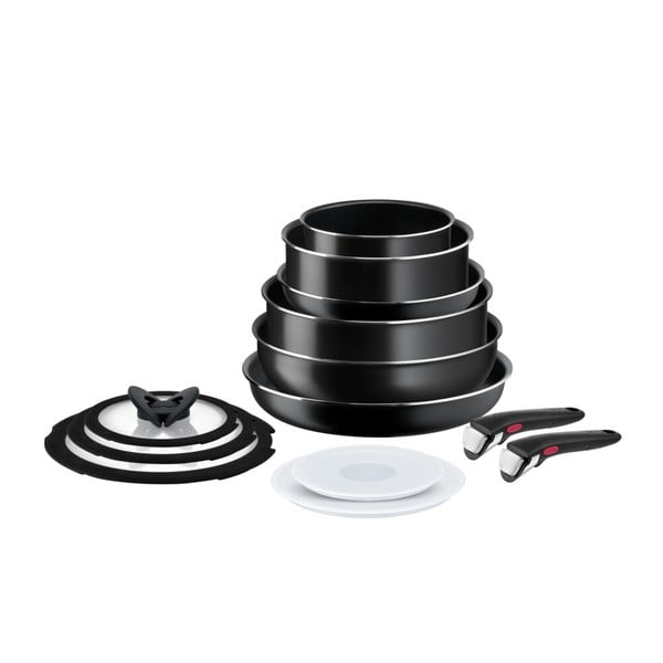 Алуминиев комплект съдове 13 бр. INGENIO EASY COOK & CLEAN BLACK L1549023 – Tefal