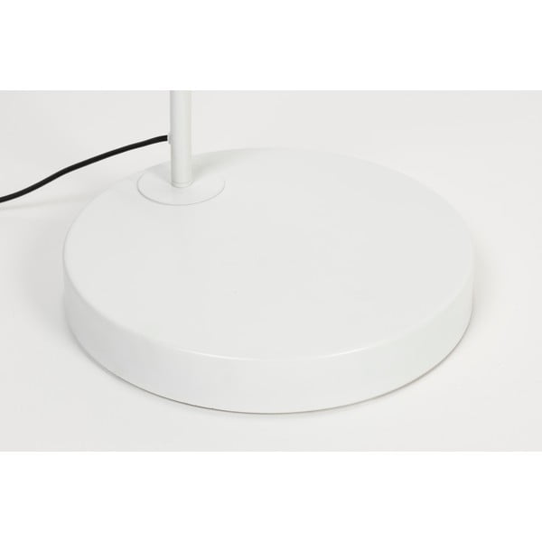 Бяла подова лампа с текстилен абажур (височина 220 cm) Martine – White Label-image-4