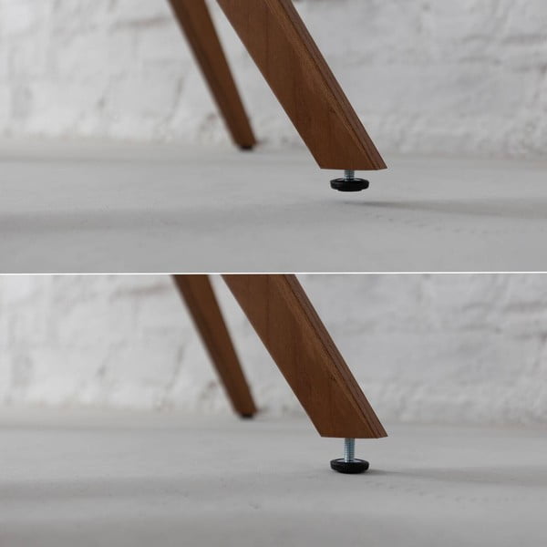 Кръгла трапезна маса с ясенов плот ø 90 cm Jubi – Ragaba-image-4