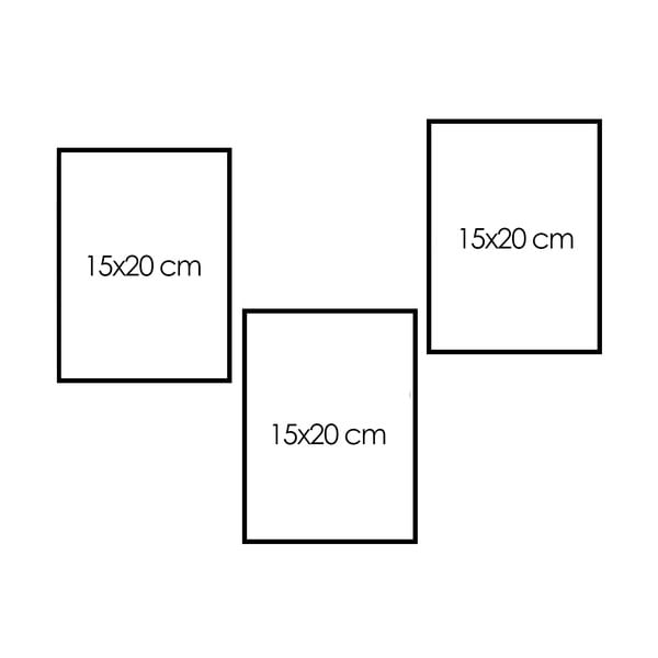 Детски картини в комплект 3 бр. 15x20 cm - Kate Louise-image-1