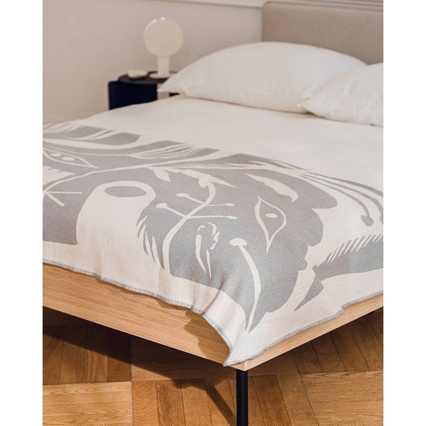 Светлосиво одеяло 165x200 cm Lino – noo.ma-image-3