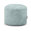 Пуф от рипсено кадифе в цвят мента Mini – SLOWDOWN