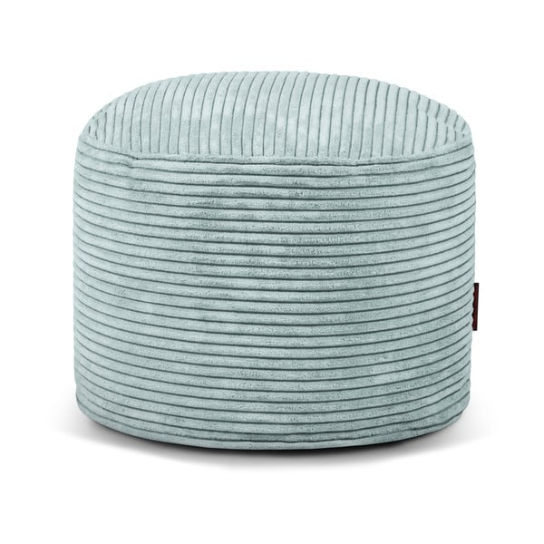 Пуф от рипсено кадифе в цвят мента Mini – SLOWDOWN