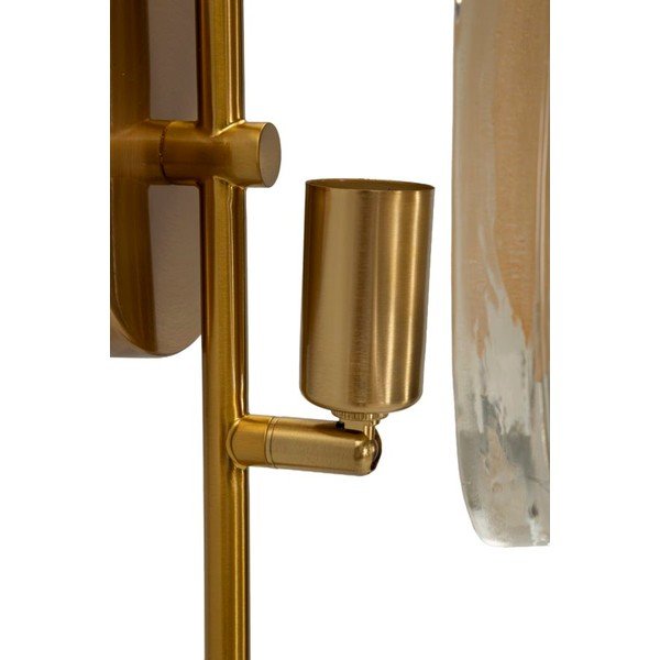 Стъклена стенна лампа  в златист цвят Softy – Mauro Ferretti-image-3