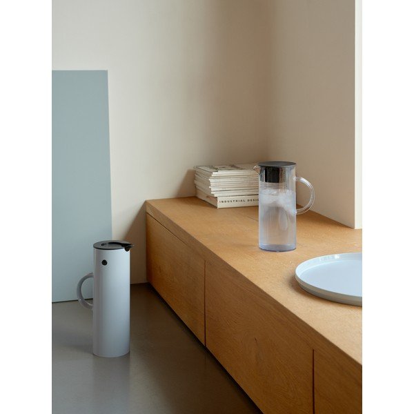 Сива пластмасова термо кана 1 l EM77 – Stelton-image-3