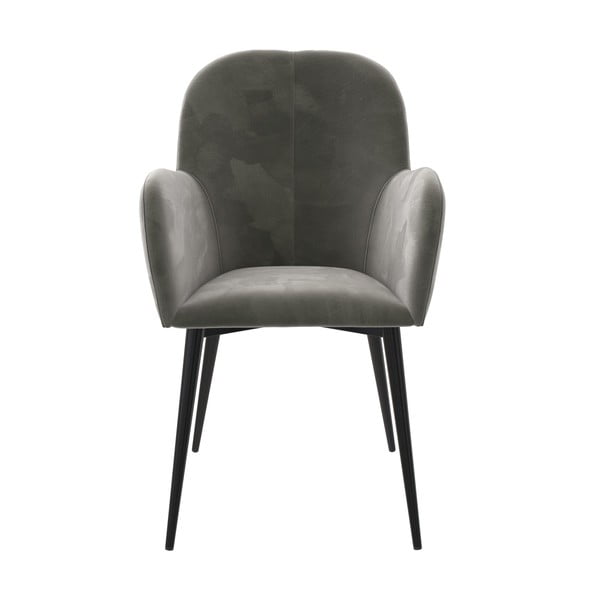 Сив тапициран трапезен стол Fitz – Støraa-image-1