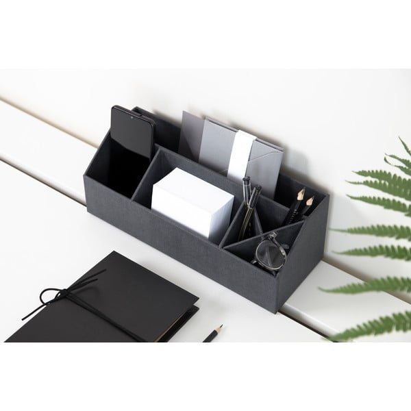 Картонен органайзер за канцеларски материали Elisa Canvas Paper Laminate – Bigso-image-1