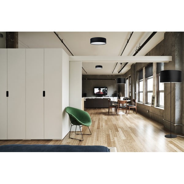 Черна лампа за таван MIKA, ⌀ 30 cm Mika - Sotto Luce-image-1