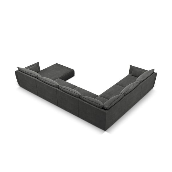 Сив ъглов диван (ляв ъгъл) Vanda - Mazzini Sofas-image-3