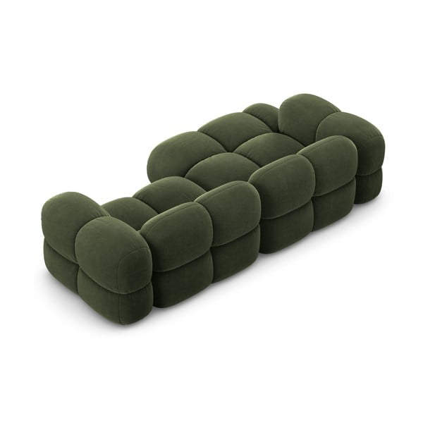 Зелен кадифен ъглов диван (ляв ъгъл) Loretto – Cosmopolitan Design-image-4