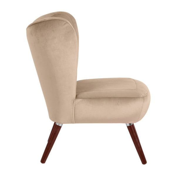 Бежов фотьойл Кадифе Sari - Max Winzer-image-3