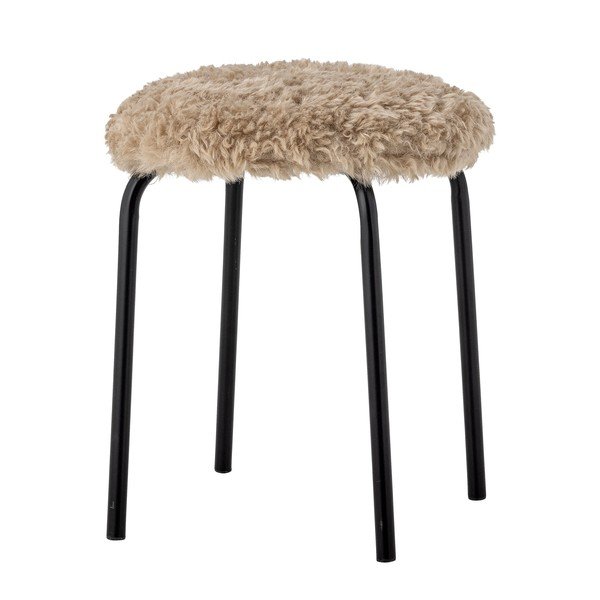 Бежов метален стол за подреждане Linard – Bloomingville