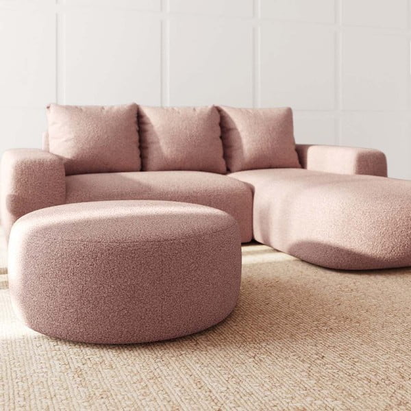 Розова табуретка  от букле Monce – Rodier-image-1