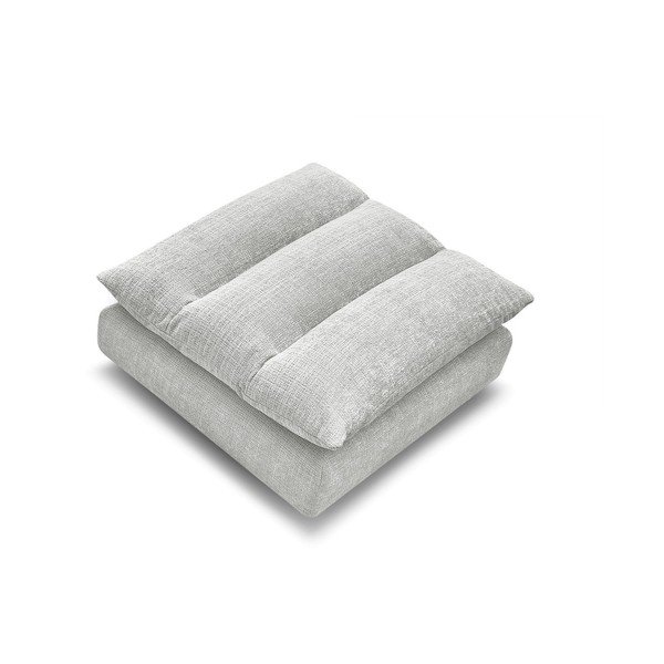 Светлосива шенилова табуретка Neil – Bobochic Paris-image-3